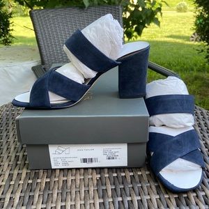 Ann Taylor blue suede shoes! 8.5